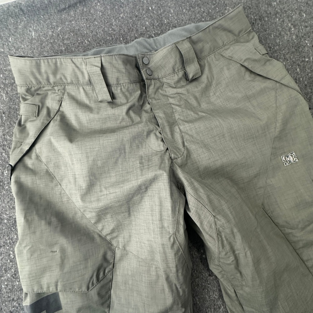 DC Shoes Banshee Snowboard Pants Men's XL Olive Green Exotech 5K Cargo Ski MX